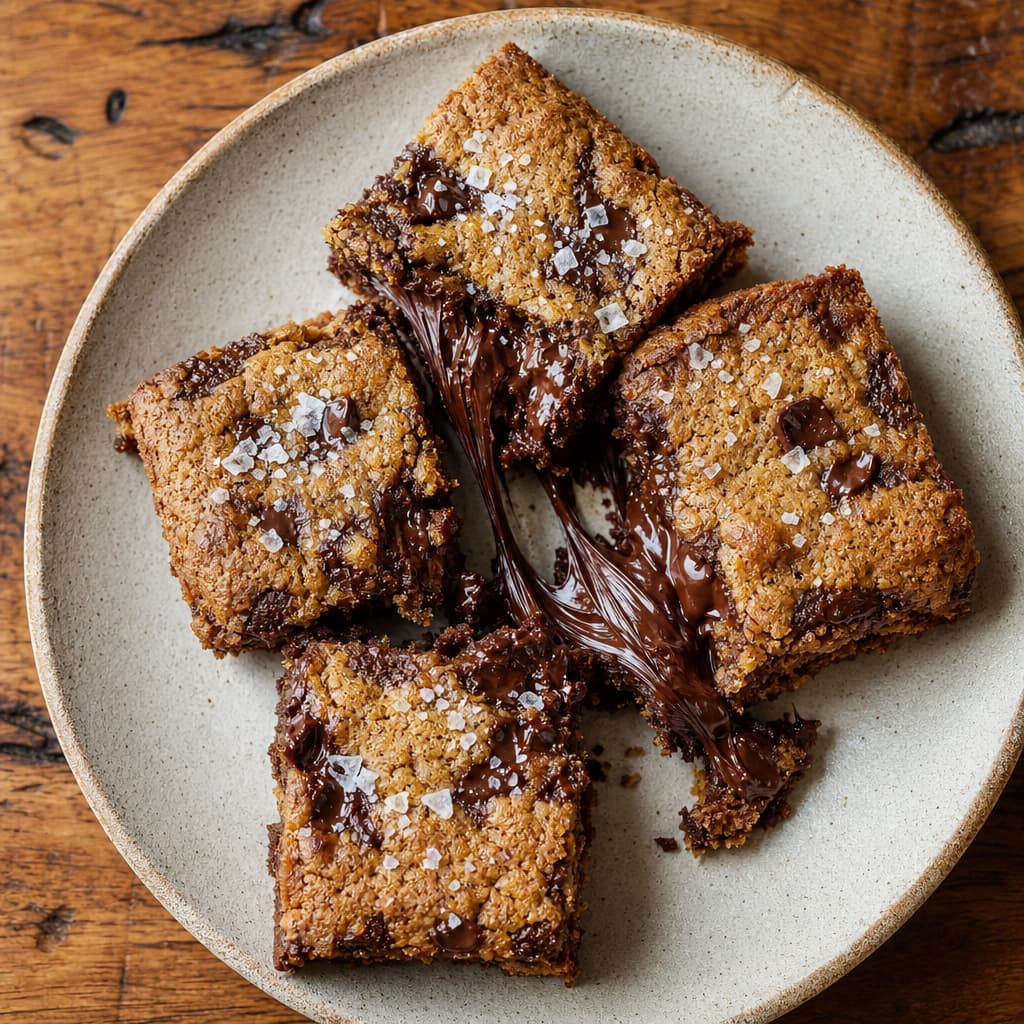 Gooey Chocolate Cookie Bars — Cheat