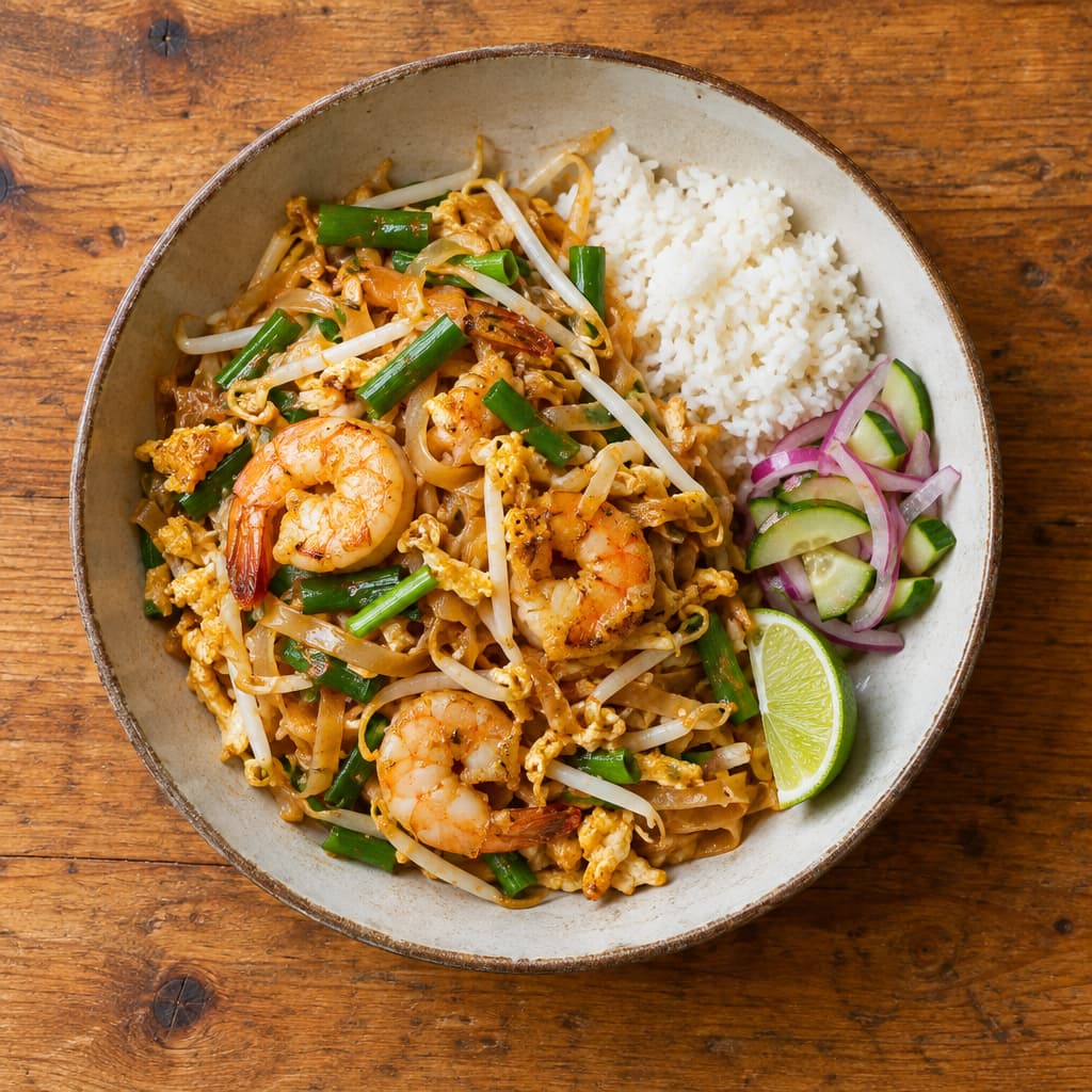 Pad Thai with Prawns — Thai