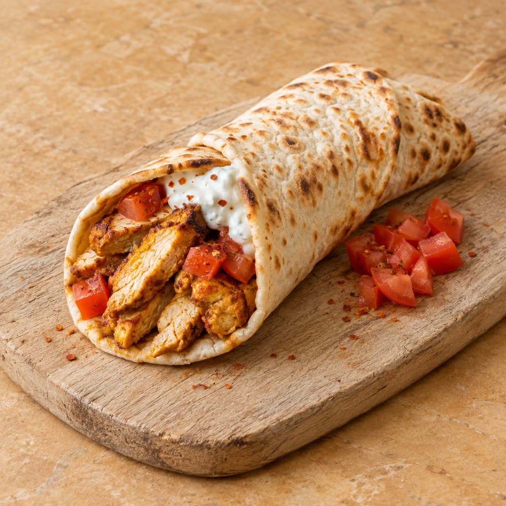 Chicken Shawarma Flatbreads — Cheat